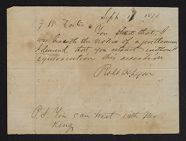 Letter from Robert H. Lyon to Flavel W. Foster